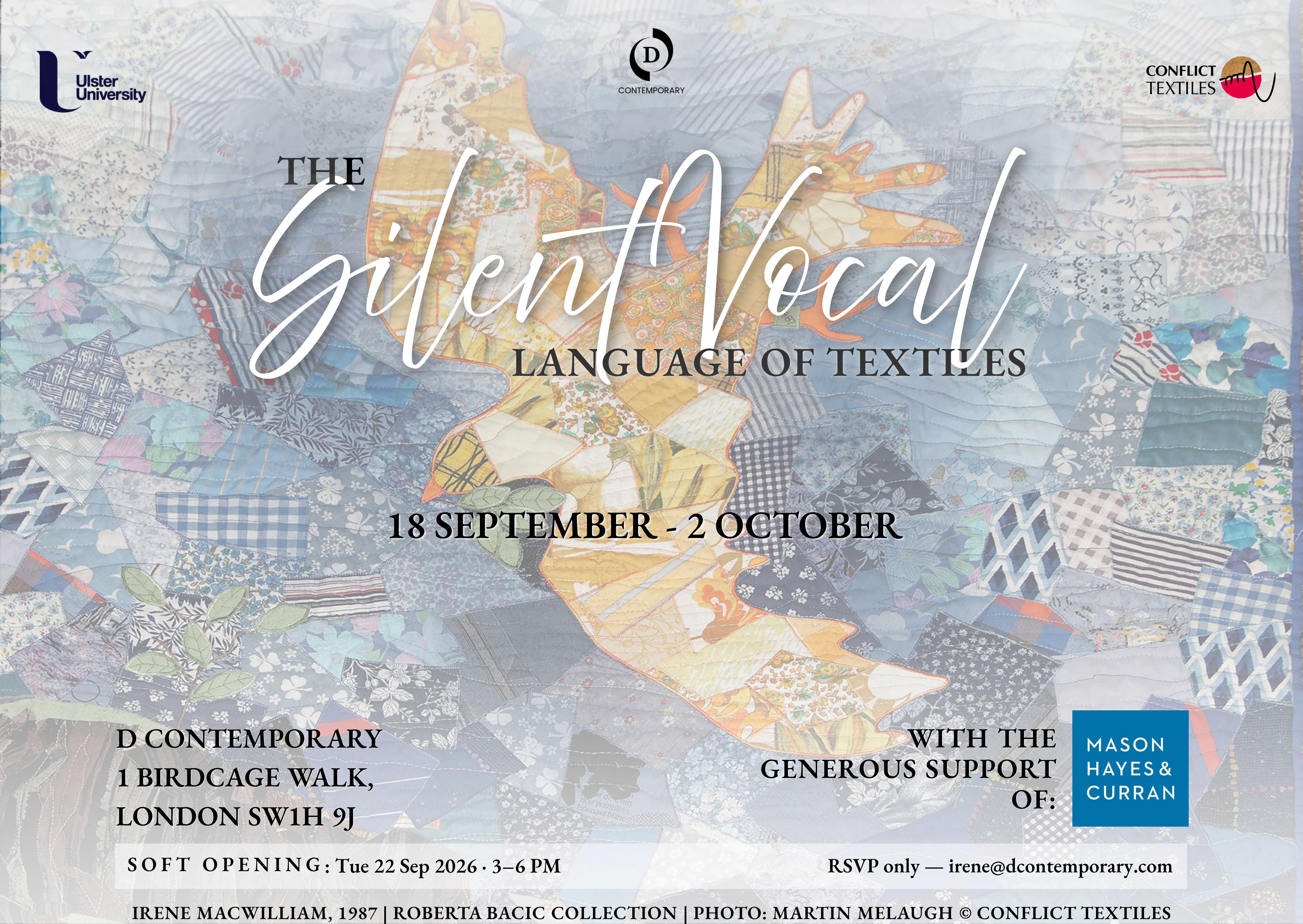 D Contemporary Exhibition Poster